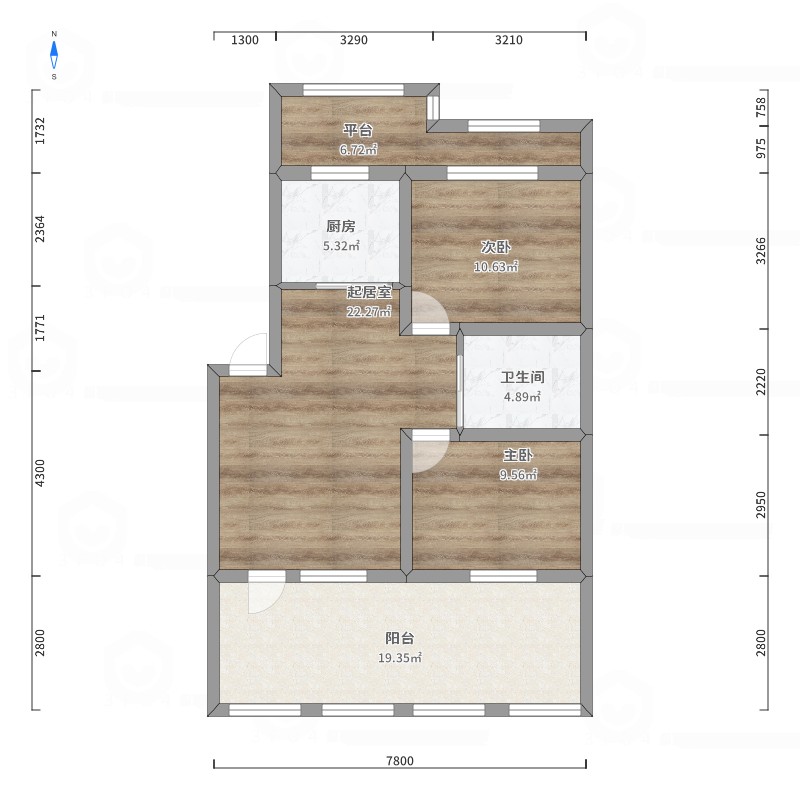 月潭愛丁堡78.75㎡小兩居戶型深度解析 空間變量與設(shè)計(jì)突圍